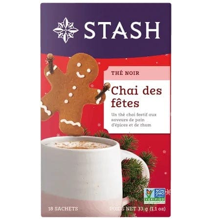 STASH Épicerie Thé noir chaï des fêtes 18's