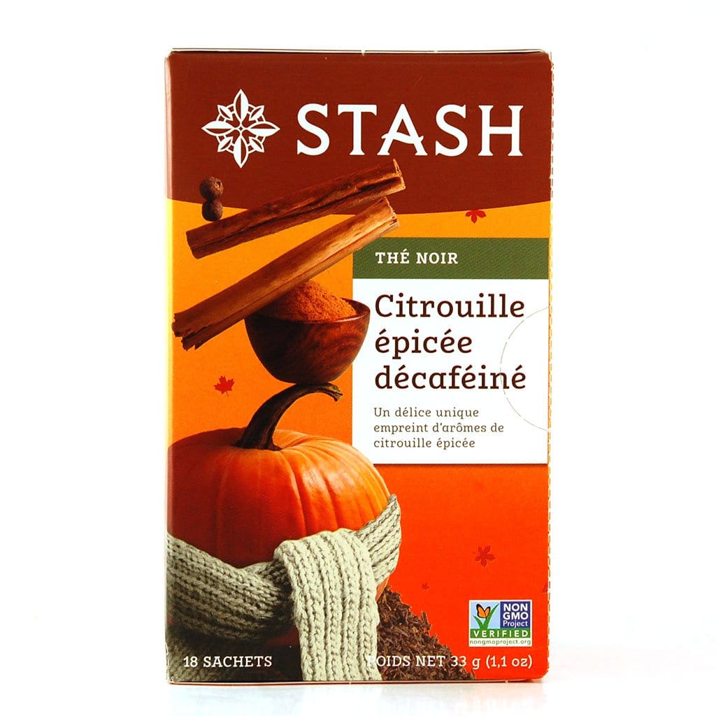 STASH Épicerie Thé noir citrouille épicée décaféiné 18's