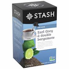 STASH Épicerie Thé noir Earl grey à double bergamote 18s