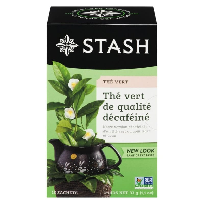 STASH Épicerie Thé vert décaféiné 18's
