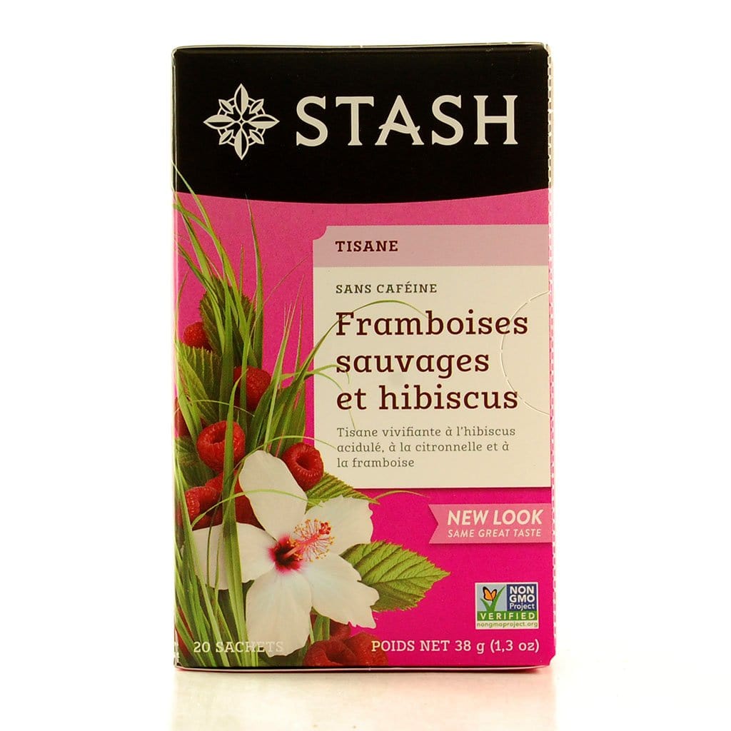 STASH Épicerie Tisane framboise et hibiscus 20's