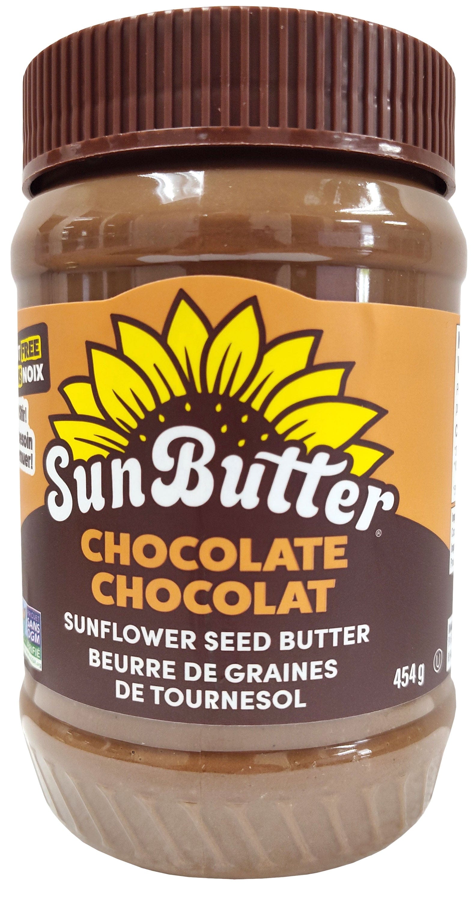 SUNBUTTER Épicerie Beurre de tournesol au chocolat 454g