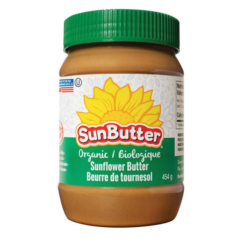 SUNBUTTER Épicerie Beurre de tournesol bio 454g