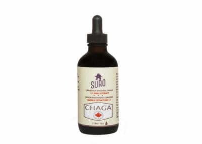 SURO Suppléments Extrait de chaga Canadien (compte goutte) 118ml