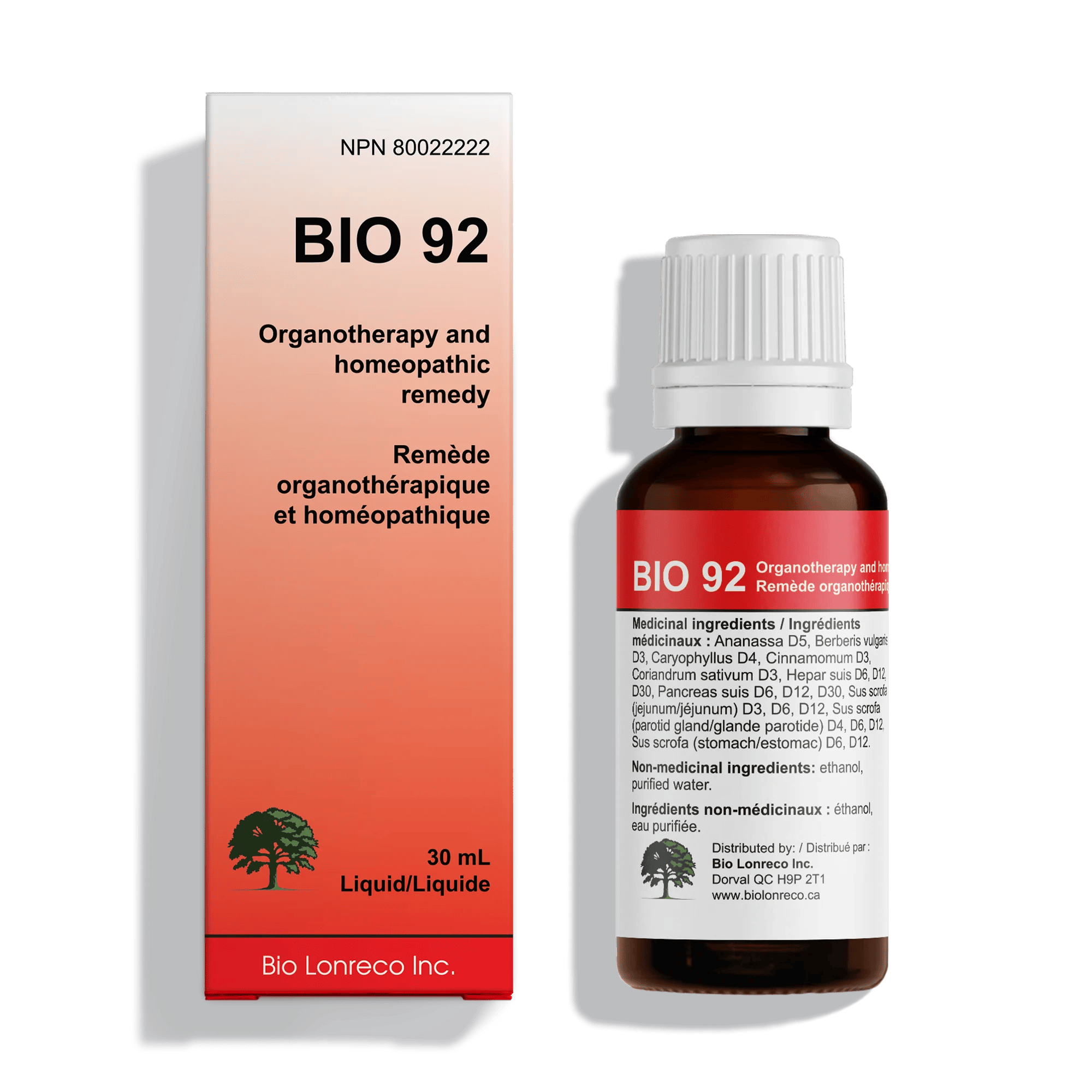 TEGOR Suppléments Bio-92 30ml