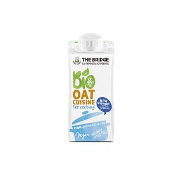 THE BRIDGE Épicerie Crème d'avoine bio pour la cuisine 200ml
DATE DE PÉREMPTION : 30 SEPTEMBRE 2026