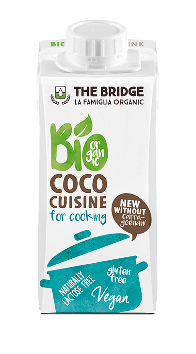 THE BRIDGE Épicerie Crème de coco bio pour la cuisine 200ml
DATE DE PÉREMPTION : 30 SEPTEMBRE 2026