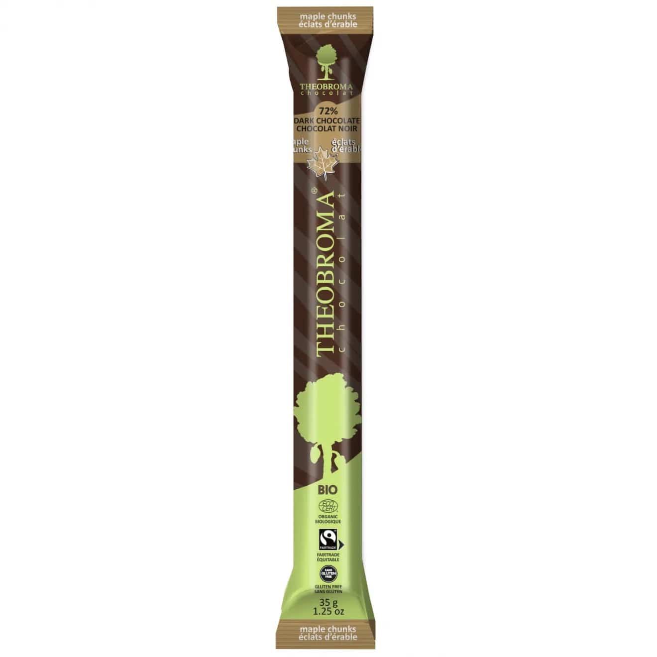 THEOBROMA Épicerie Barre de chocolat éclat d'érable bio 35g