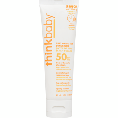 THINK Soins & Beauté Écran solaire bébé FPS 50 89ml