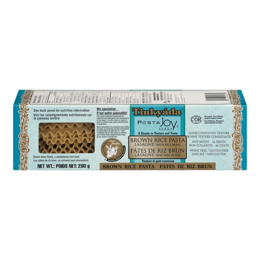 TINKYADA Épicerie Lasagne de riz bun sans gluten 280g