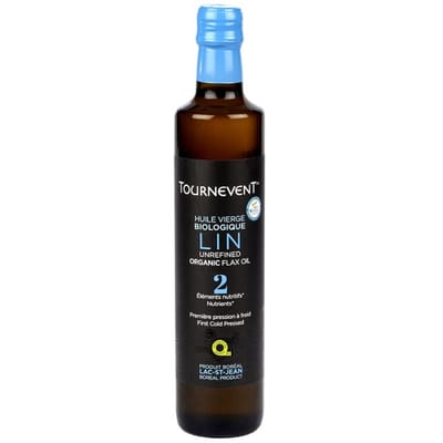 TOURNEVENT Épicerie Huile lin vierge bio 250ml