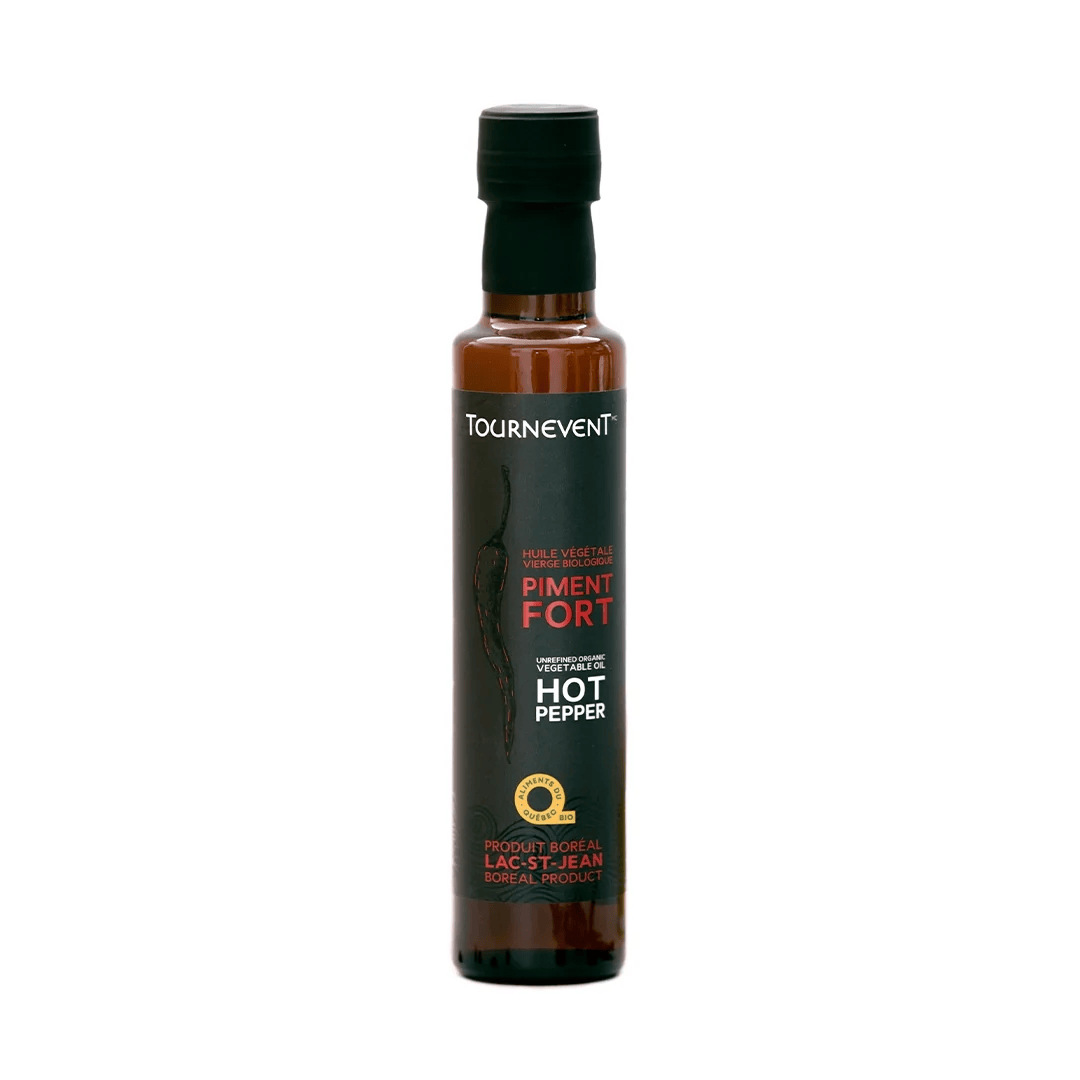 TOURNEVENT Épicerie Huile végétale vierge piment fort bio 250ml