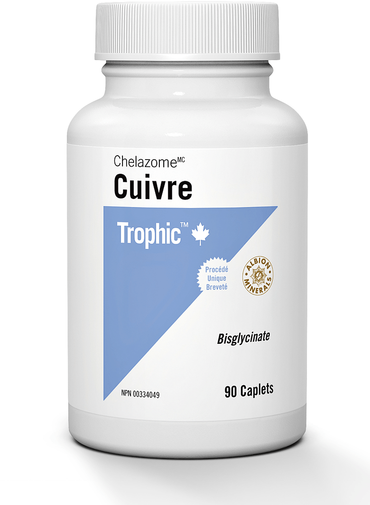 TROPHIC Suppléments Cuivre (chelate) 90comp