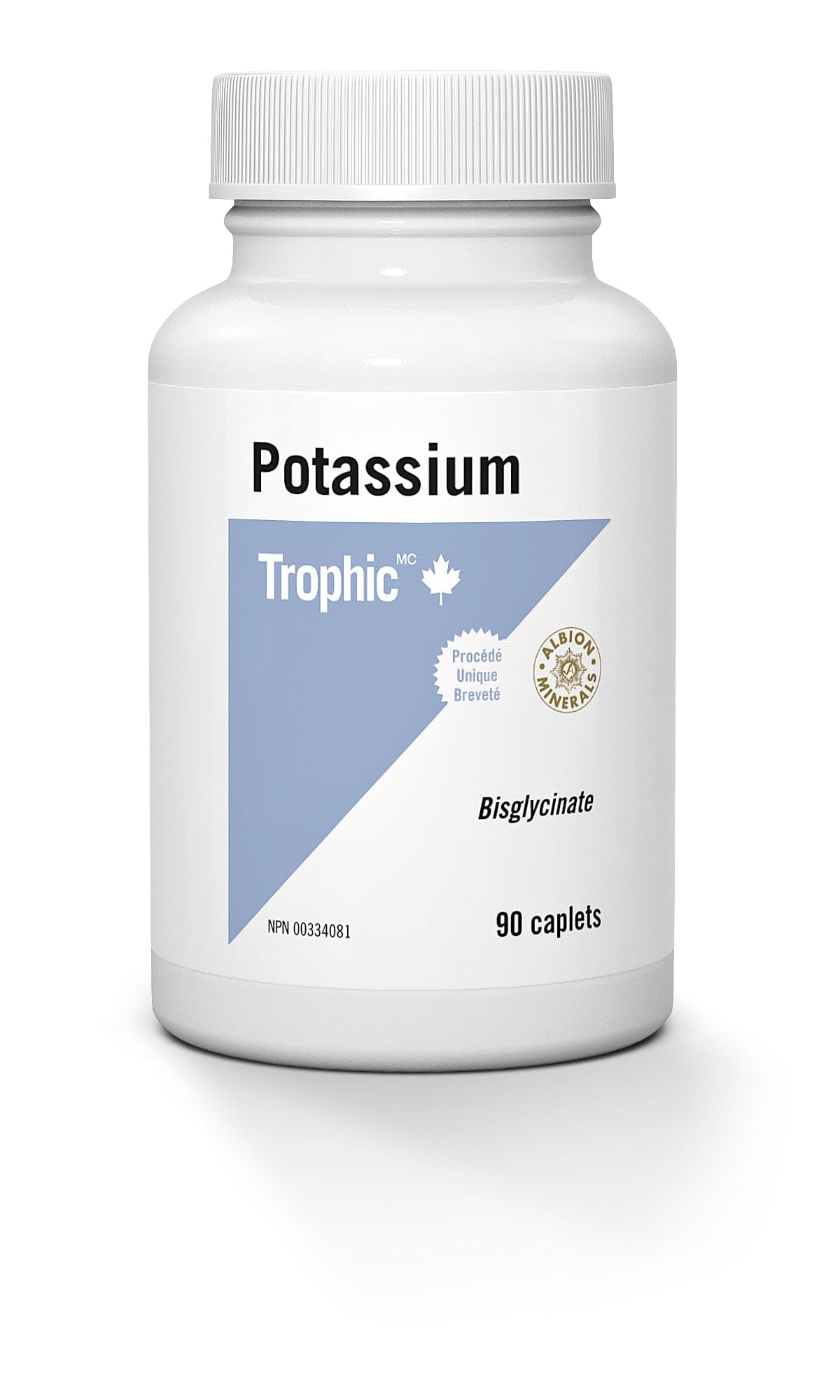 TROPHIC Suppléments Potassium (chelate) 90comp