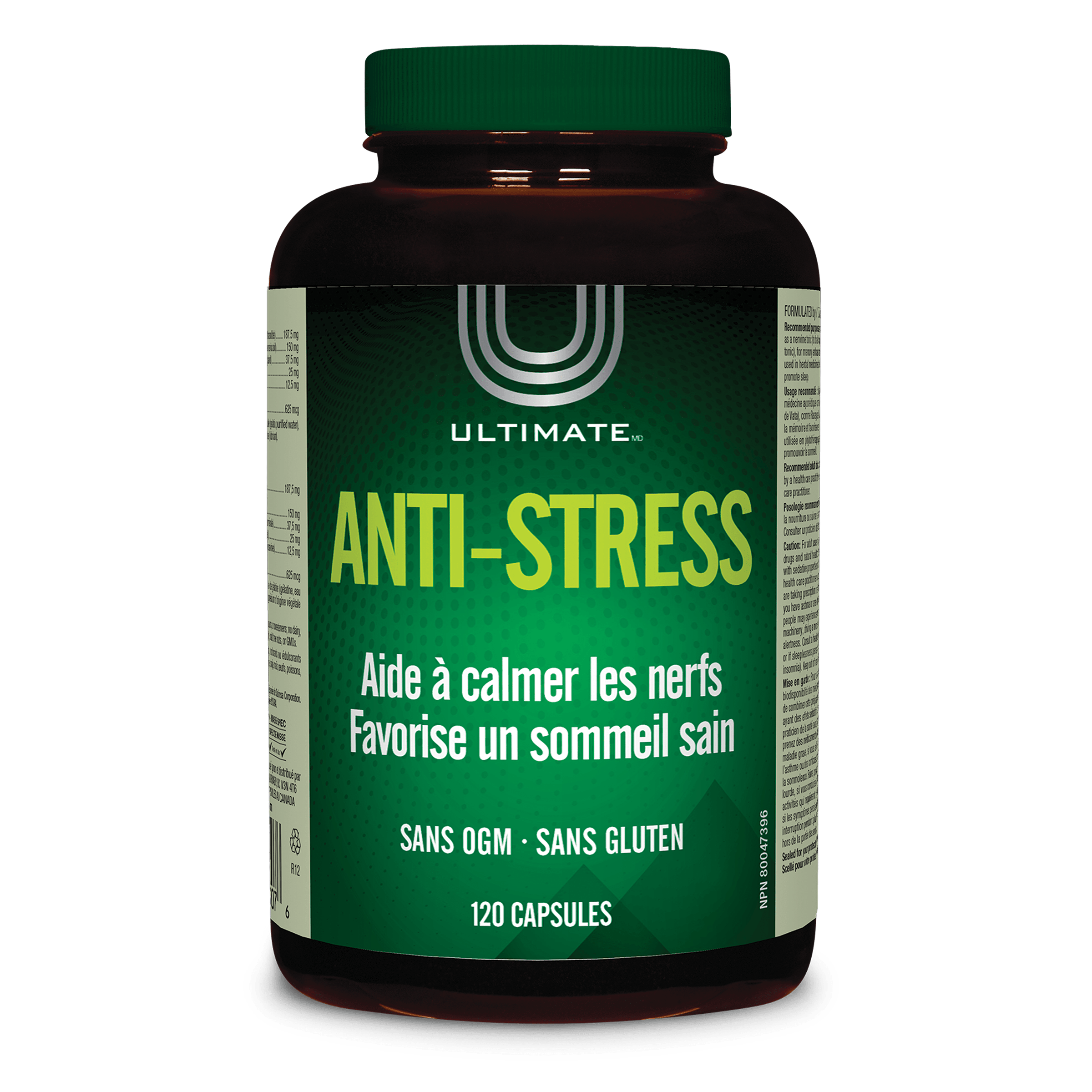 ULTIMATE Suppléments Anti-stress 120caps