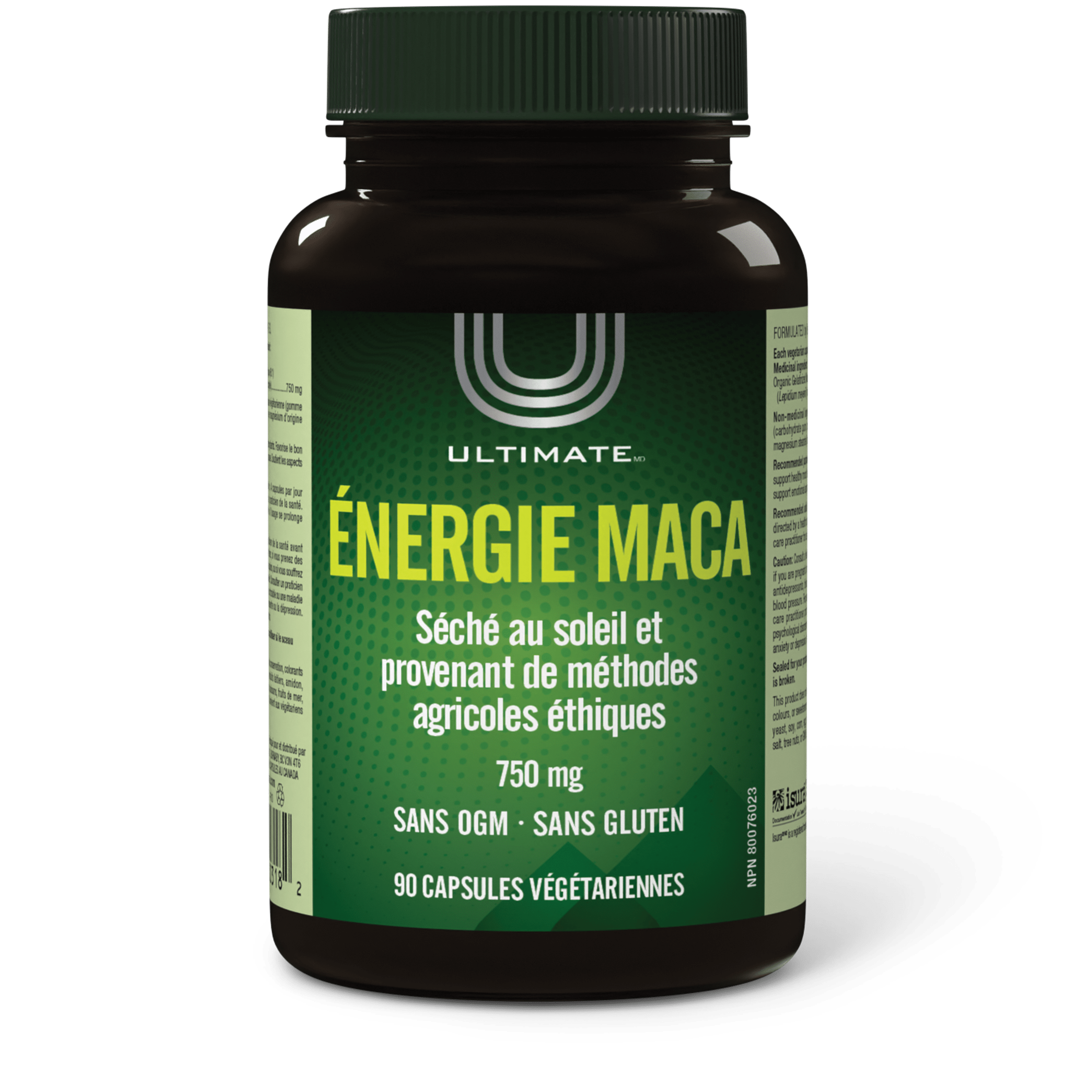 ULTIMATE Suppléments Maca energy (végétariennes) 90vcaps