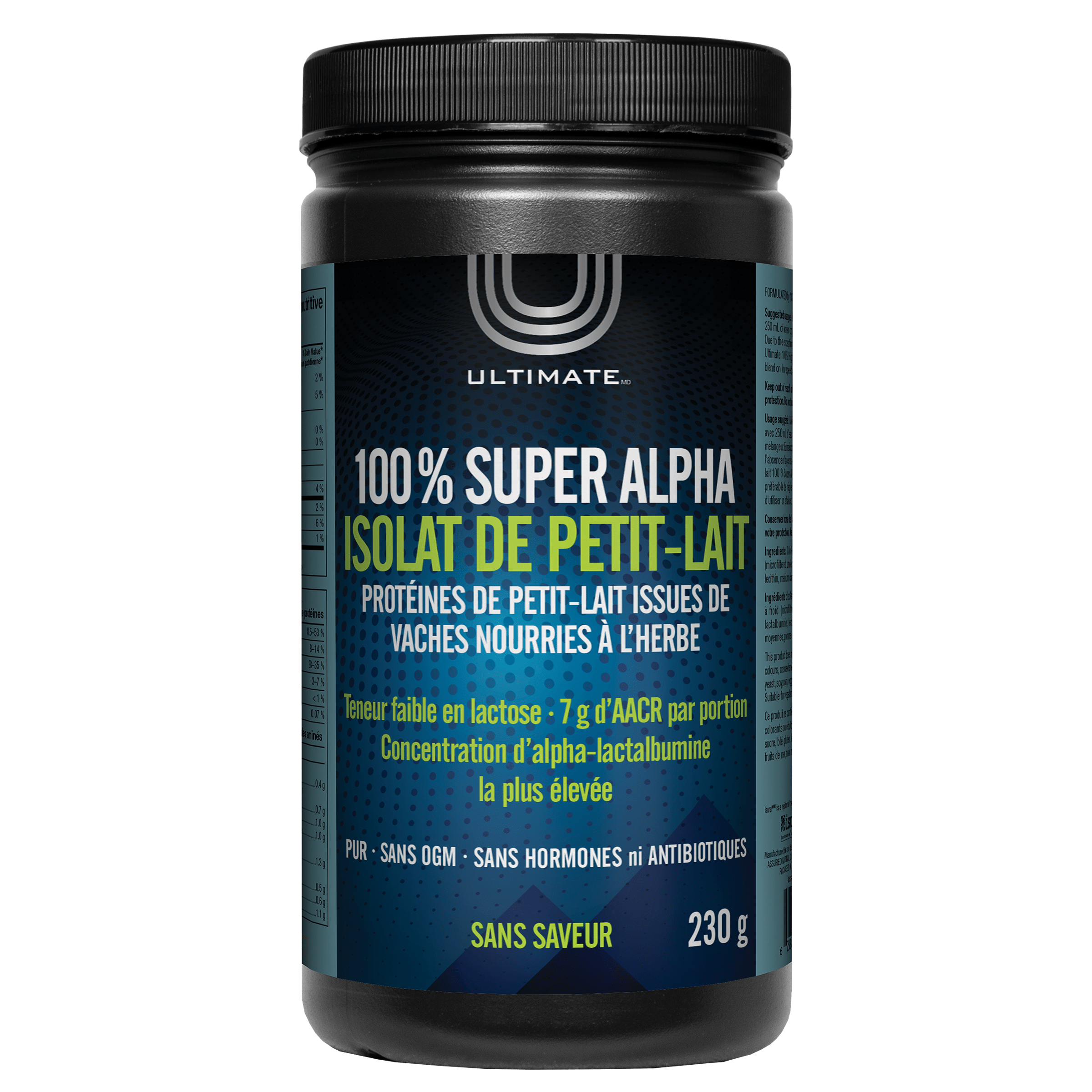 ULTIMATE Suppléments Protéine de petit-lait (sans saveur) 230g