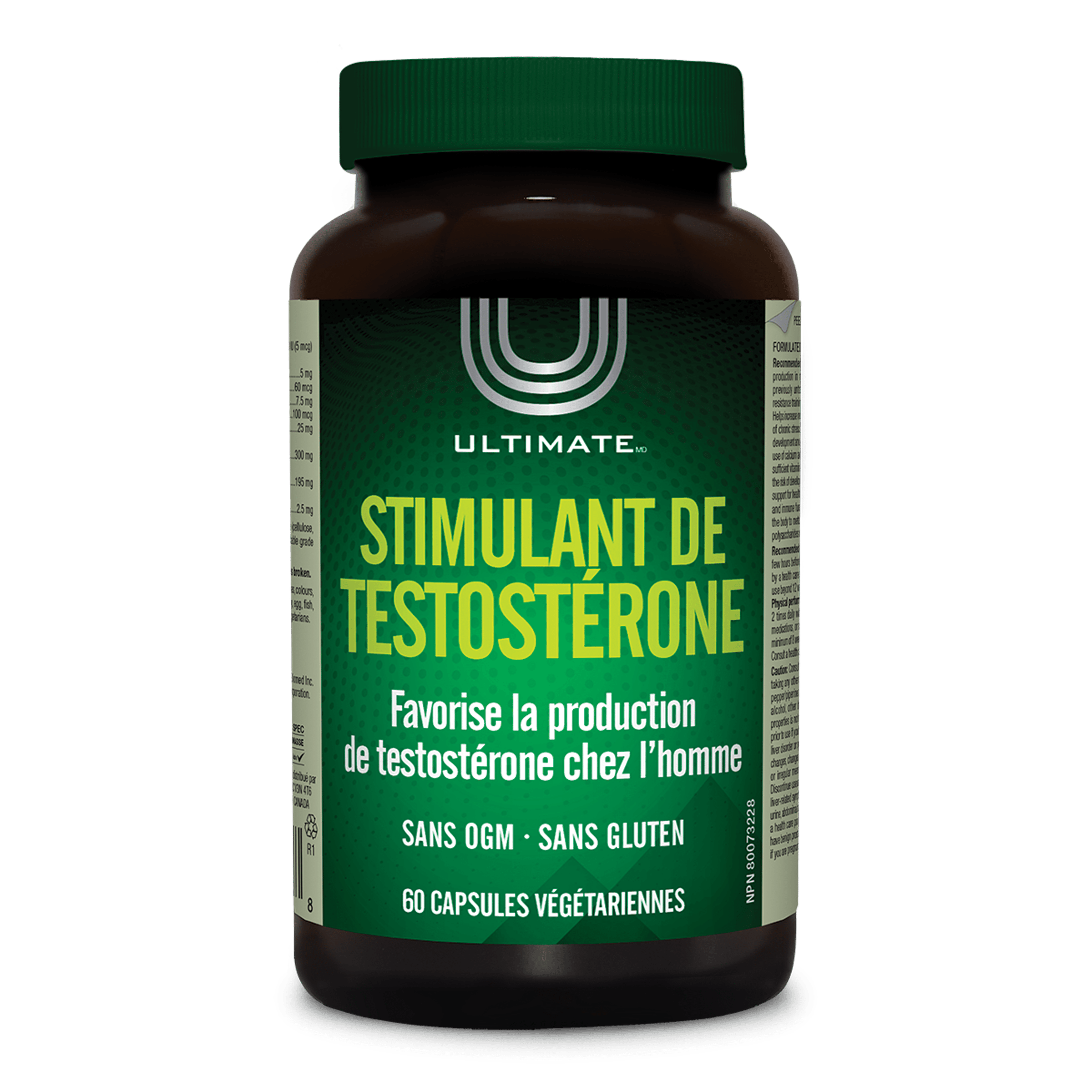 ULTIMATE Suppléments Testosterone boost 60vcaps