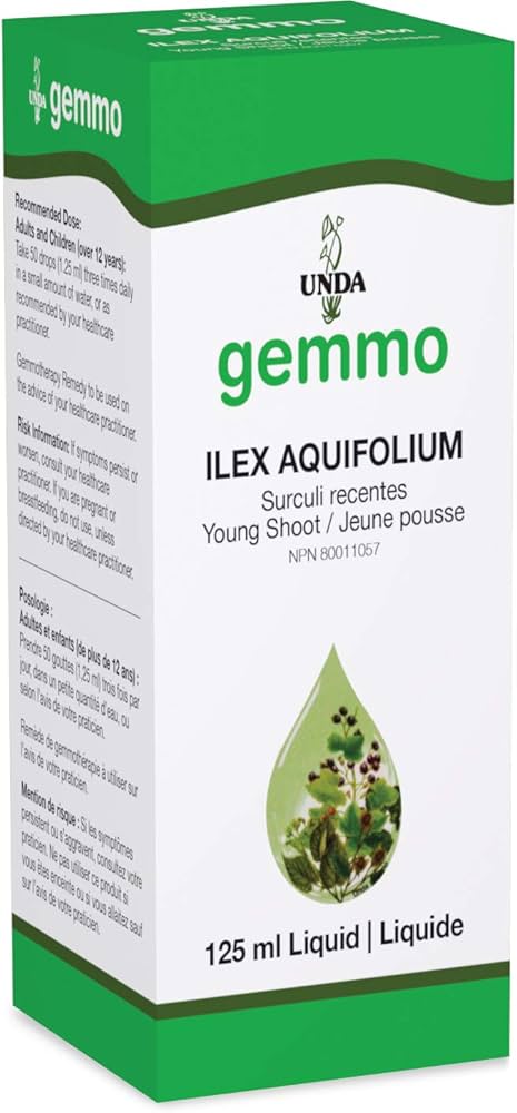 UNDA Suppléments Ilex aquifolium (jeune pousse) 125ml