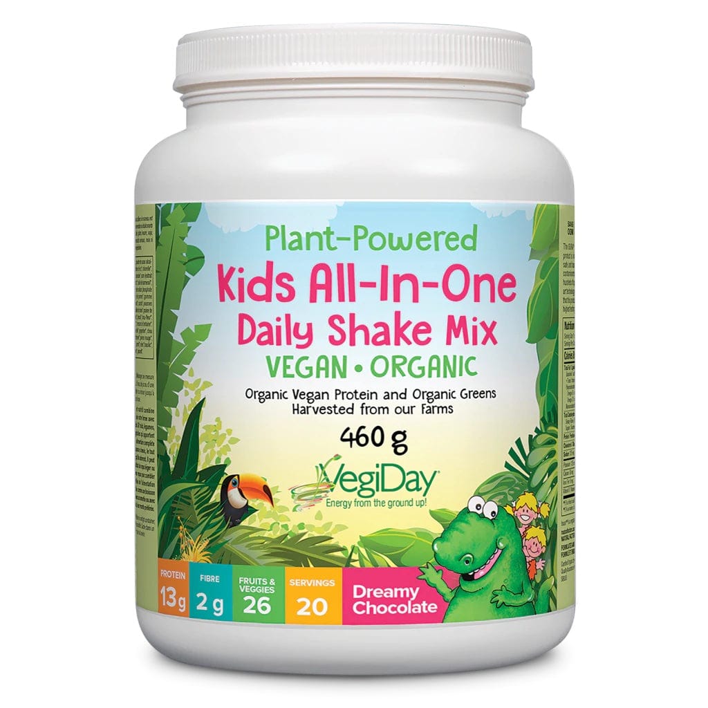VEGIDAY Suppléments Mélange tout en un pour enfant chocolat de rêve bio 460g
