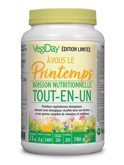 VEGIDAY Suppléments Protéines all-in-one Step into spring 700g