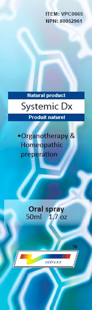 VIATREXX Suppléments Systemic Dx 50ml