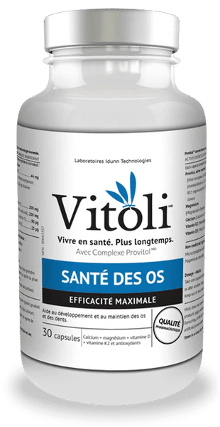 VITOLI Suppléments Santé des os 30caps