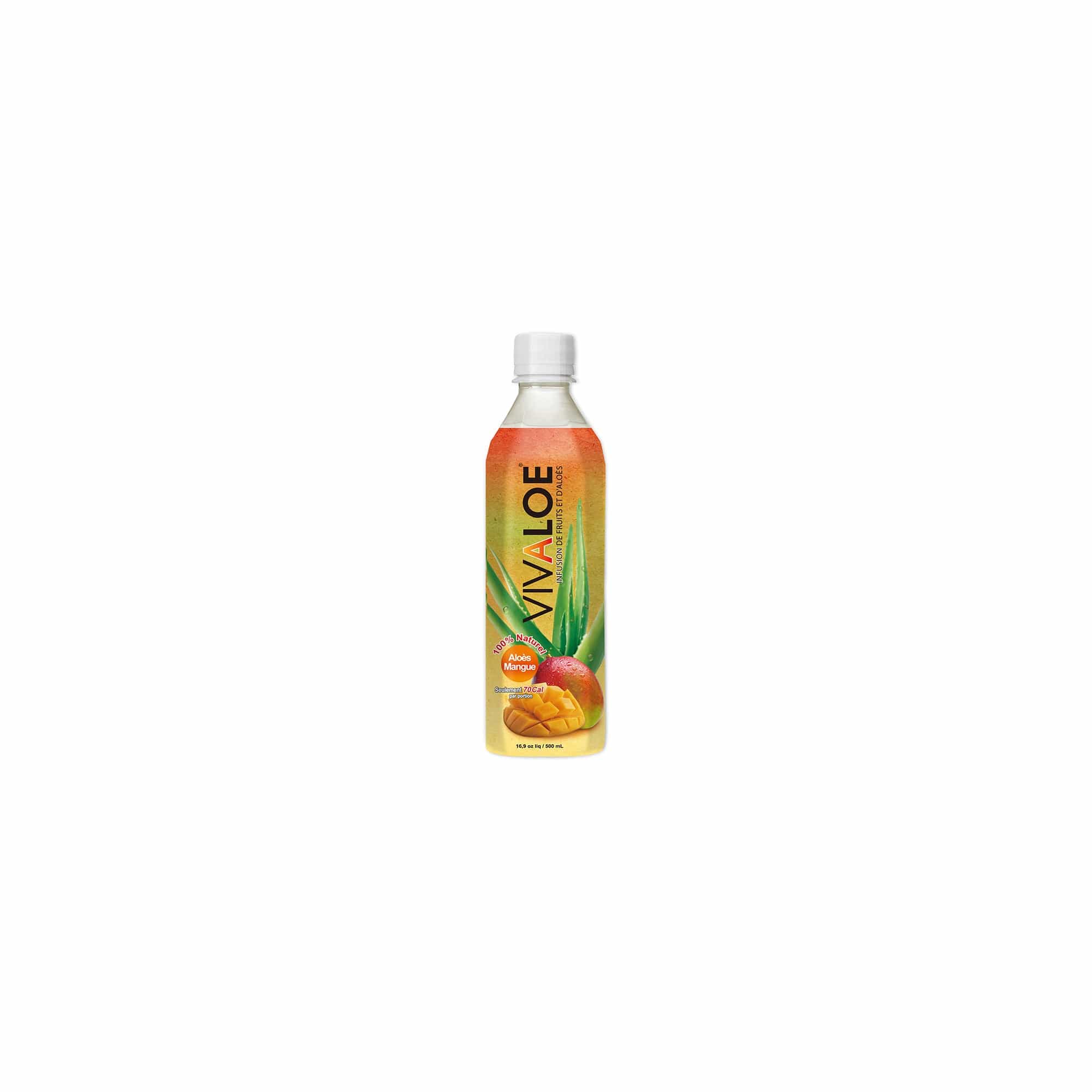 VIVALOE Épicerie Breuvage d'aloes à la mangue 500ml