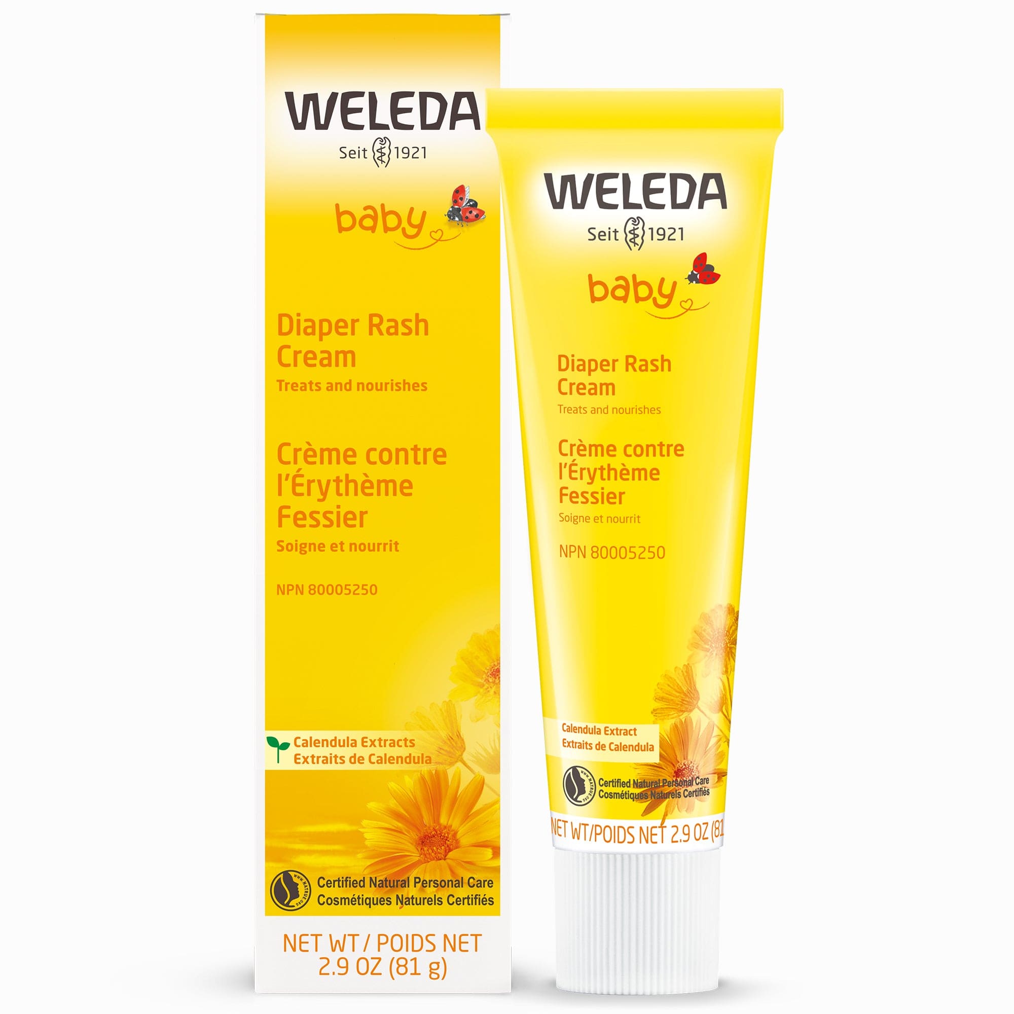 WELEDA Soins & Beauté Crème au calendula (contre érythème fessier) 81g