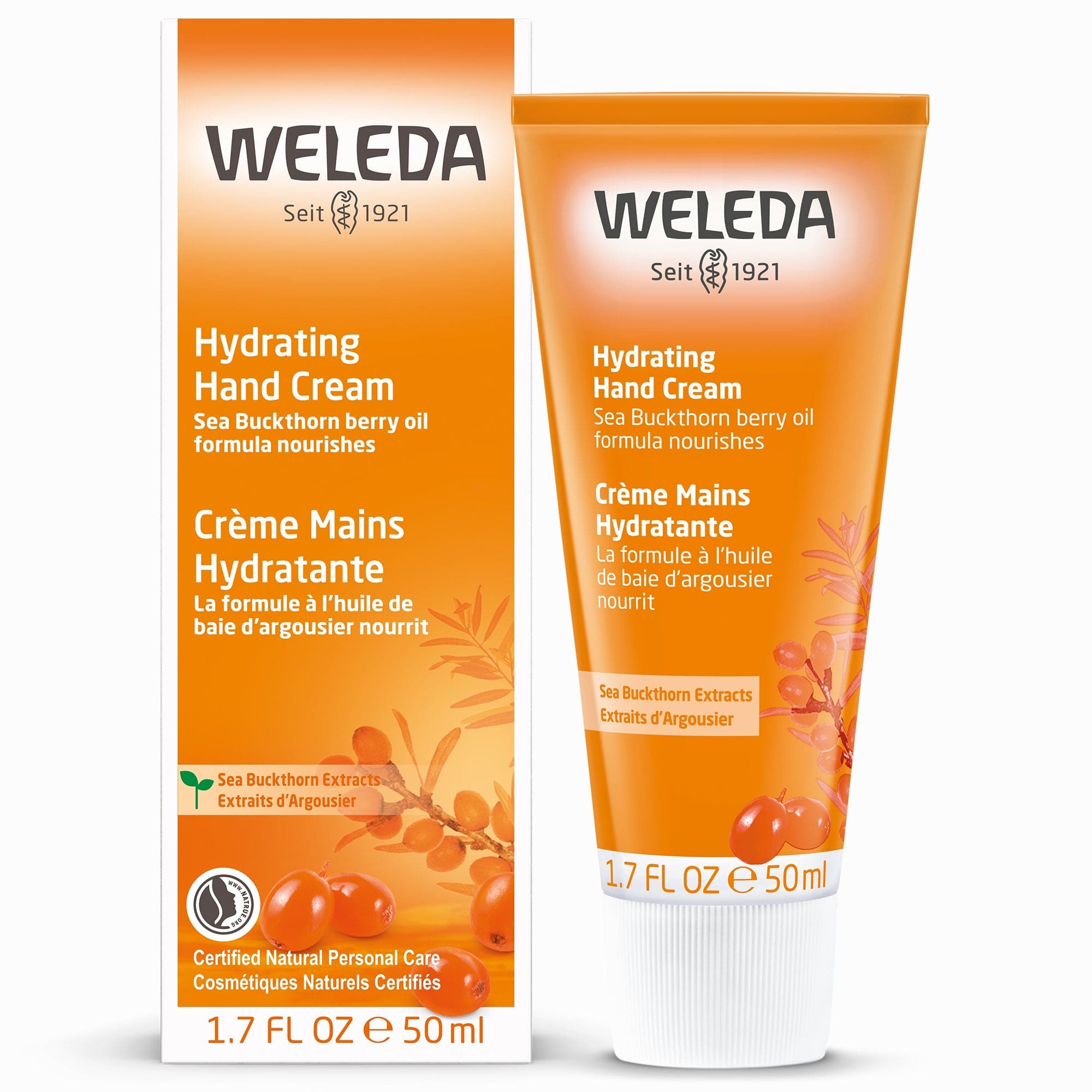 WELEDA Soins & Beauté Crème pour les mains à l'argousier 49,5g