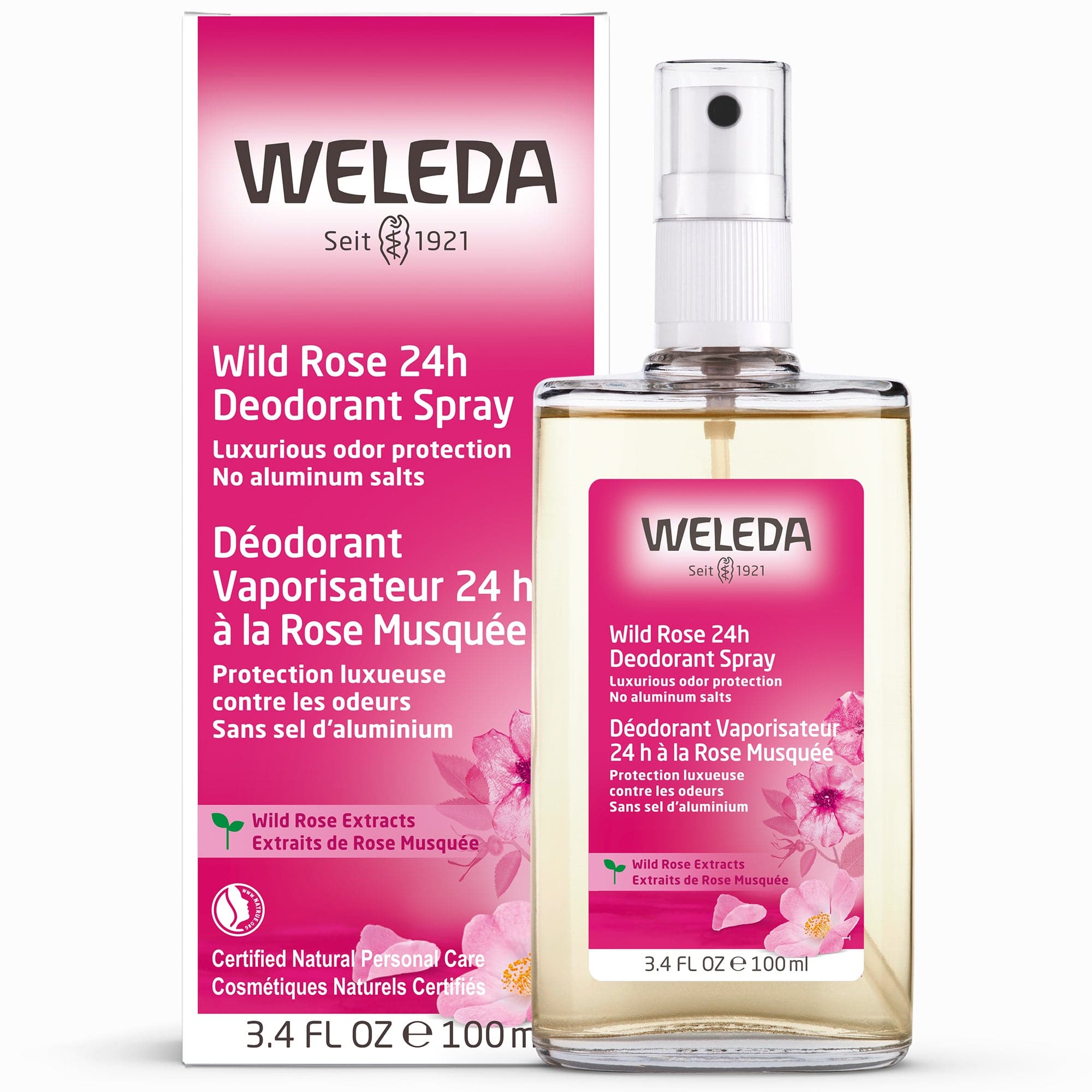 WELEDA Soins & Beauté Désodorisant à la rose-musquée 100ml