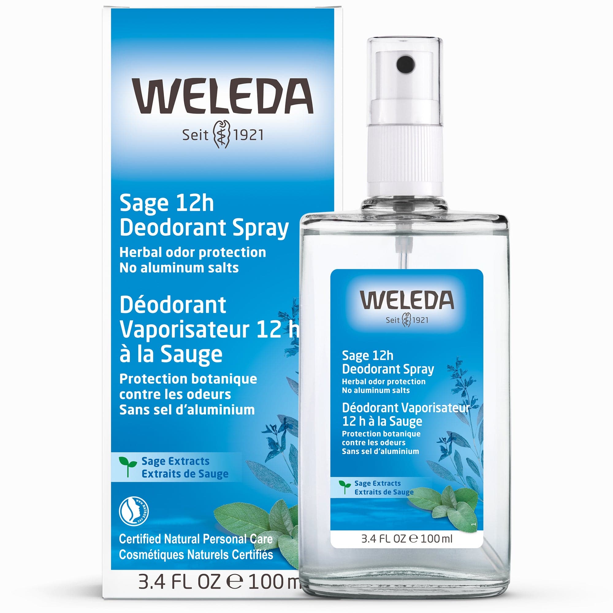 WELEDA Soins & Beauté Désodorisant à la sauge 100ml
