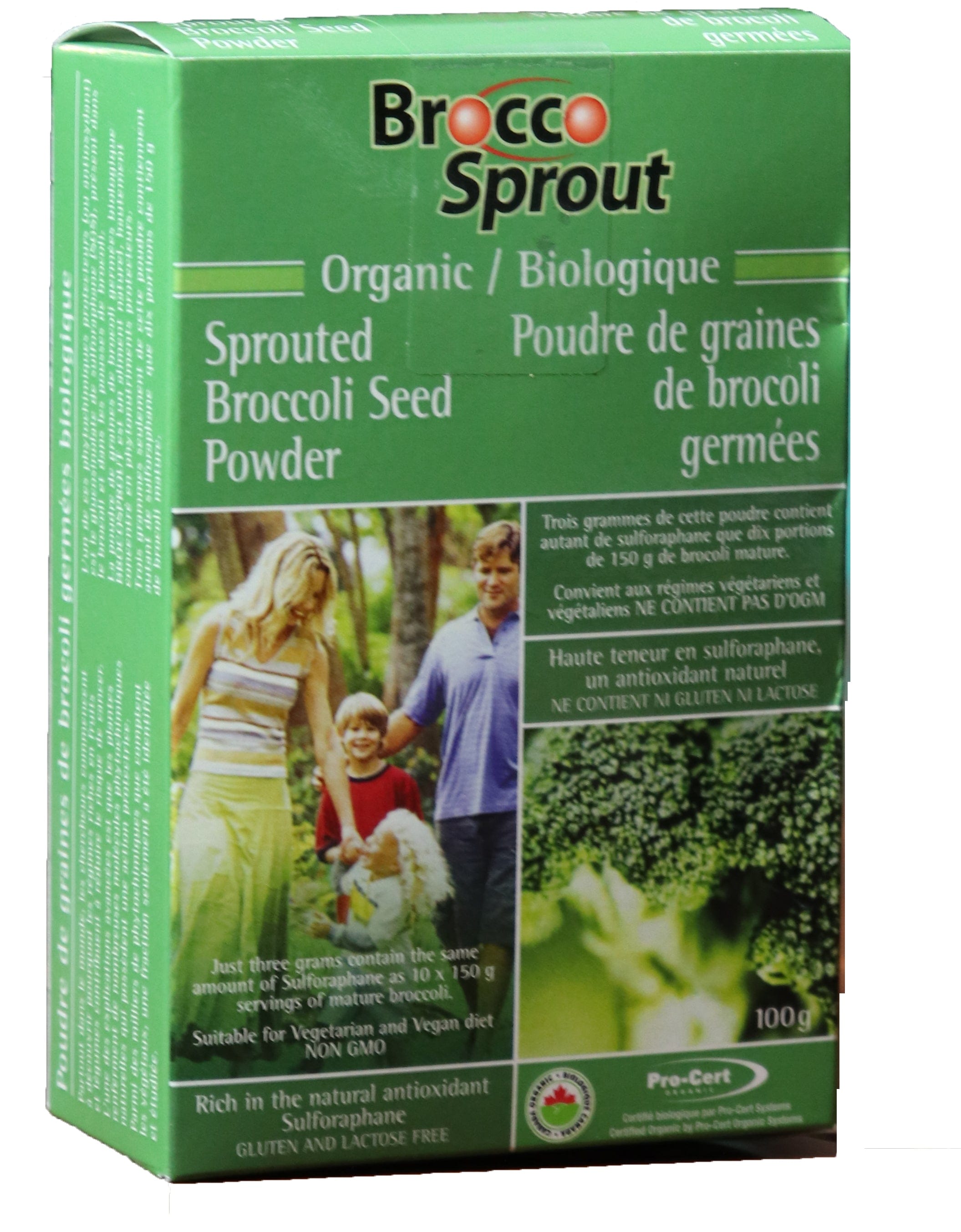 WHEX (MT. CAPRA MINERAL WHEY) Épicerie Brocoli germé biologique 100g