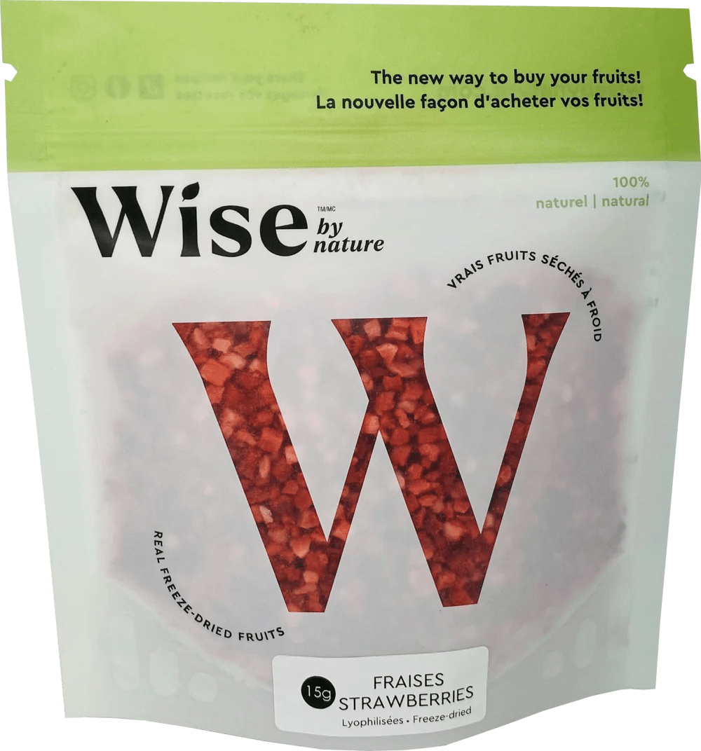 WISE BY NATURE Épicerie Fraises séchées à froid 15g