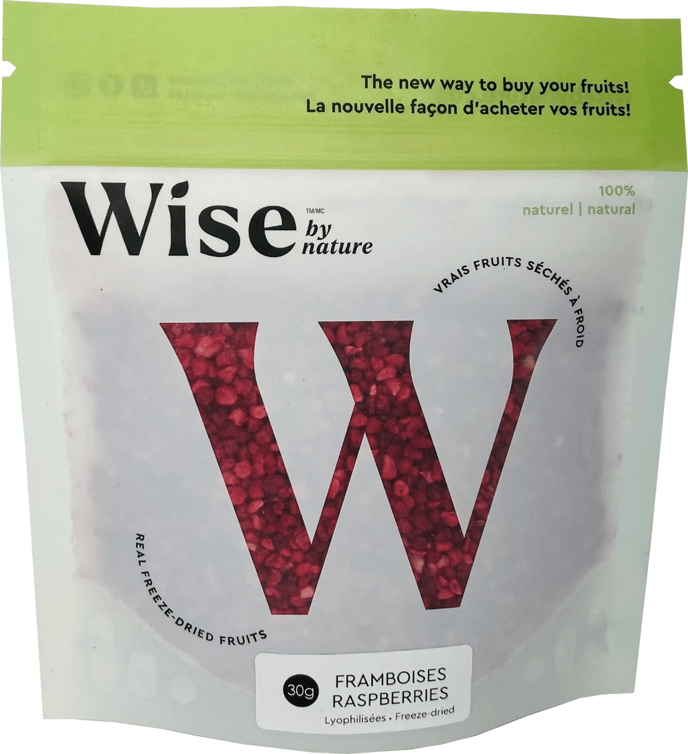 WISE BY NATURE Épicerie Framboises séchées à froid 30g