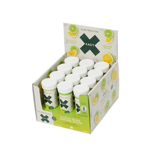 XACT NUTRITION Suppléments Electrolytes (agrumes boom) 12x10comp