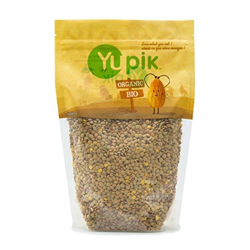 YUPIK Épicerie Lentilles vertes bio 1kg