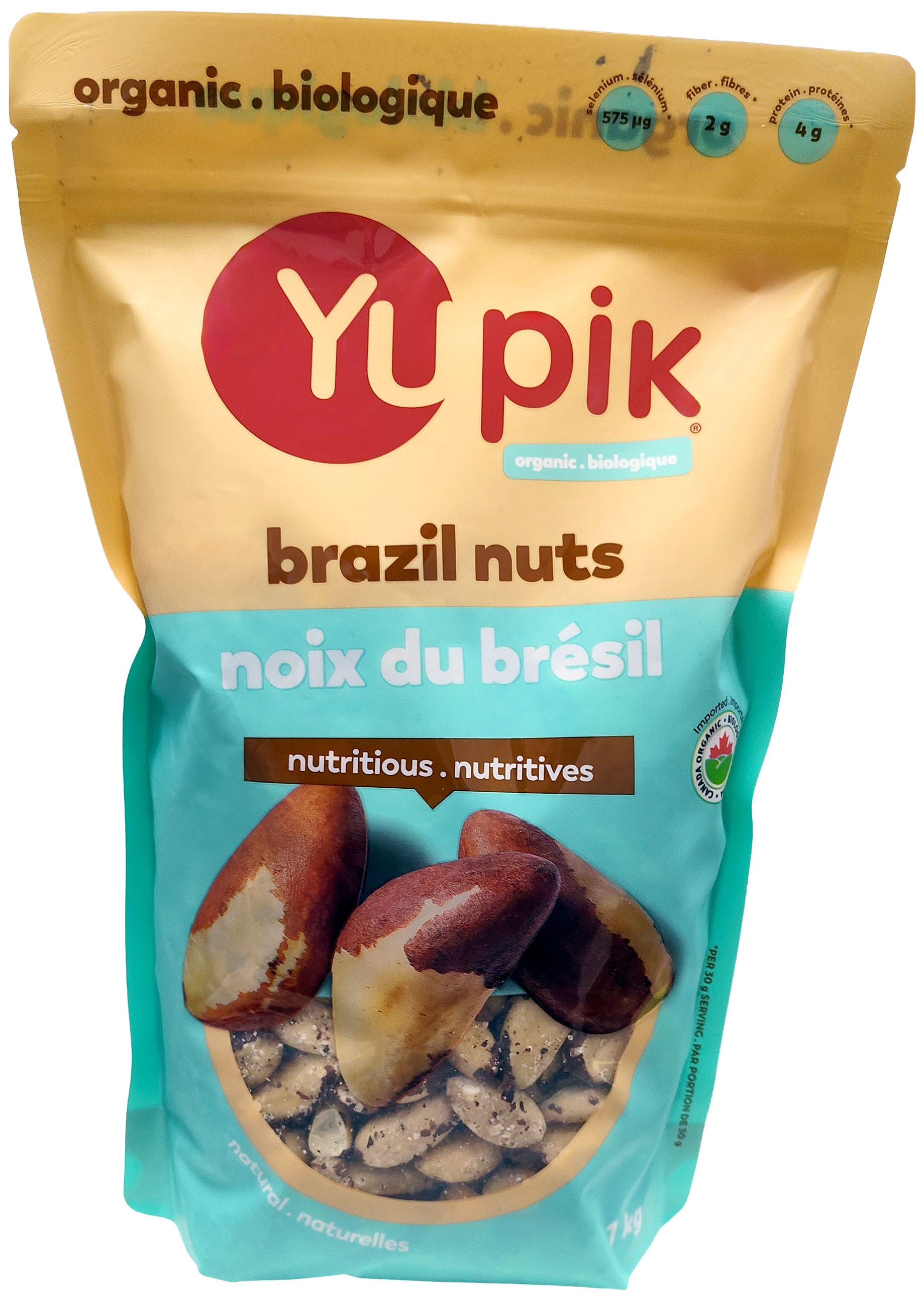 YUPIK Épicerie Noix du brésil bio 1kg