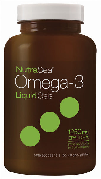 NutraSea Omega 3 EPA+DHA 1 250mg (cool mint flavor) 100gel