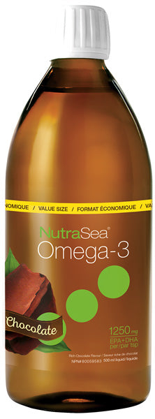 NutraSea Omega 3 EPA+DHA 1 250mg (saveur chocolat) 500ml