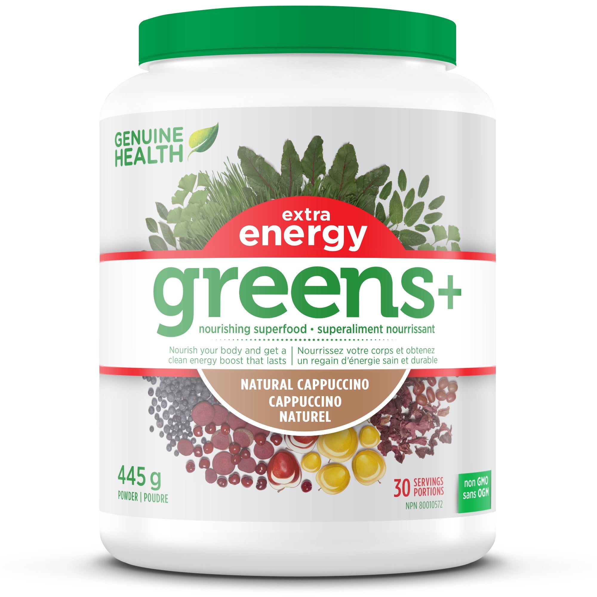 Greens+ extra energy (cappuccino) 445g