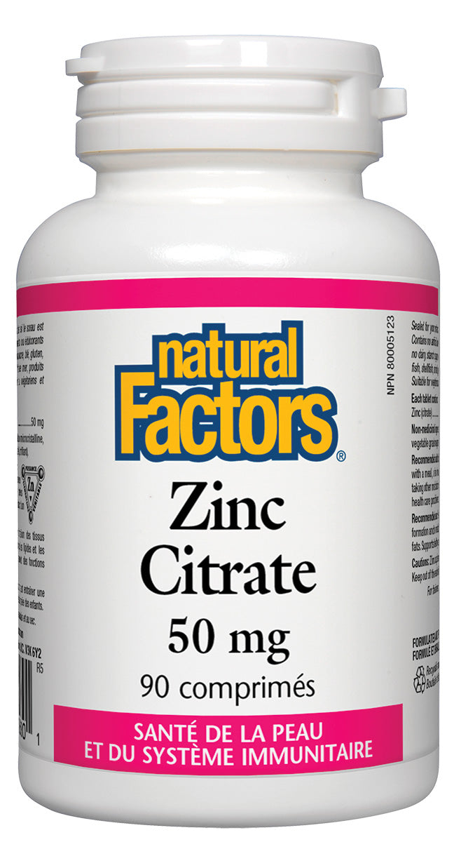 Zinc (citrate/50mg) 90tabs