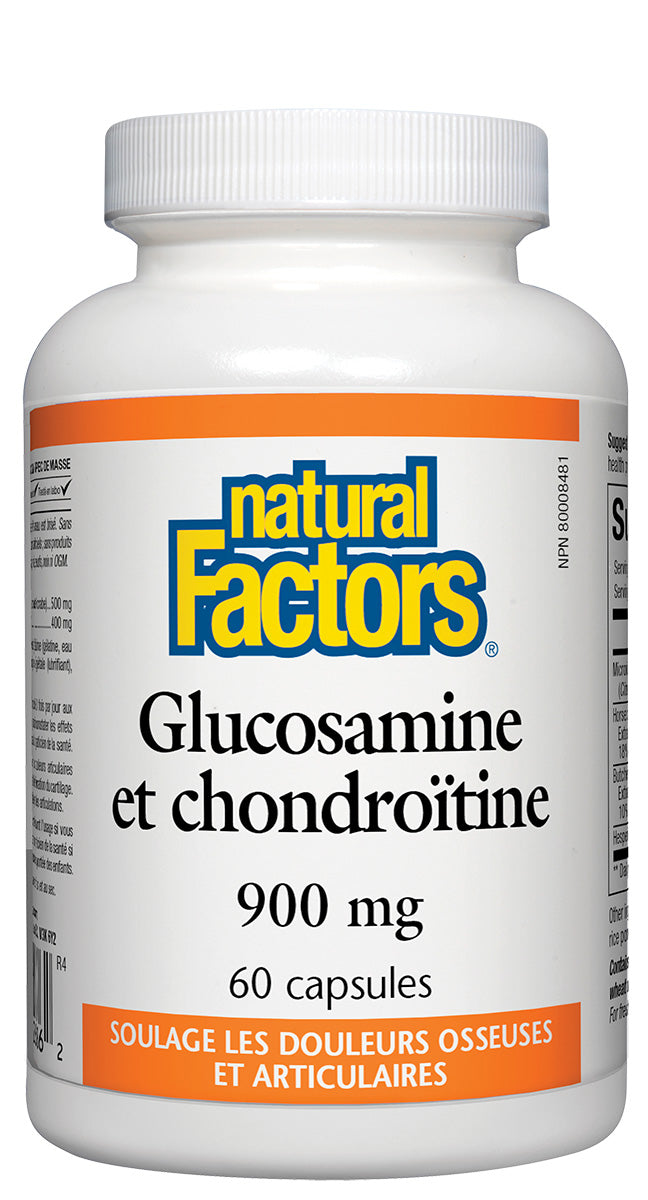 Sulfate glucosamine et chondroitine 60caps