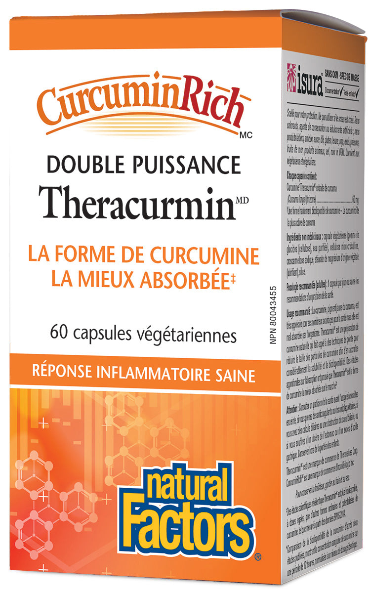Theracurcumin double puissance (60mg) 60vcaps