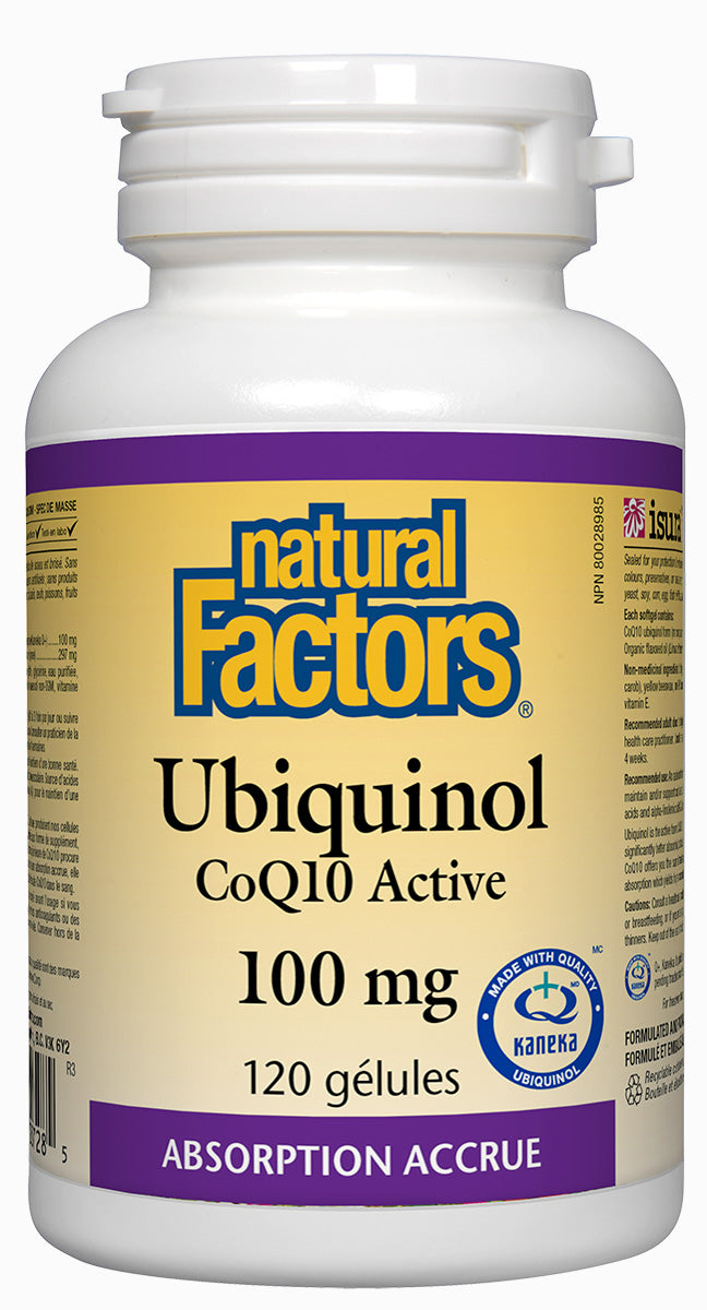 Ubiquinol QH active COQ10 (100mg) 120gel