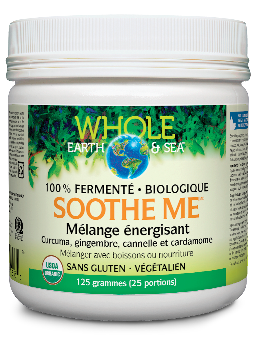 Mélange énergisant soothe me (curuma/gingembre/cannelle/cardamome) 125g