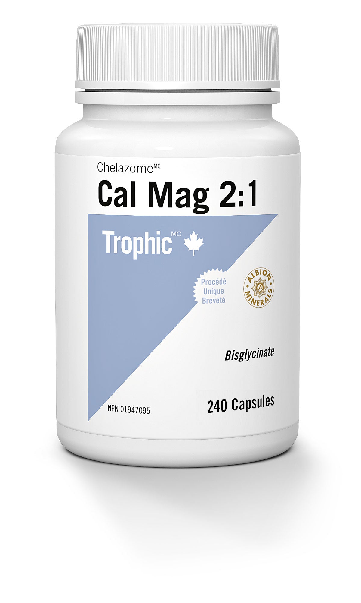 Trophic Cal Mag 2:1 Bisglycinate 240caps