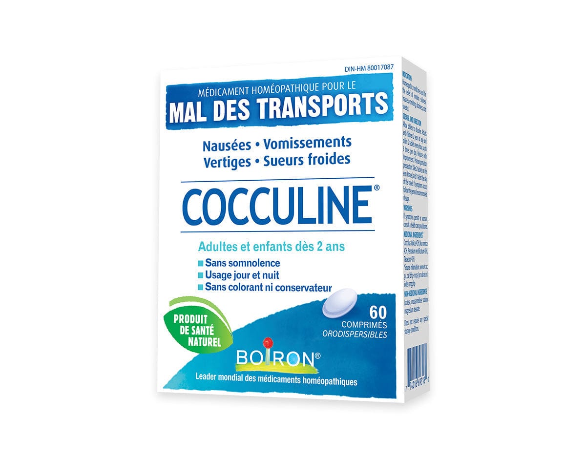 BOIRON LABORATOIRE Suppléments Cocculine (mal des transports / nausées) 60comp
