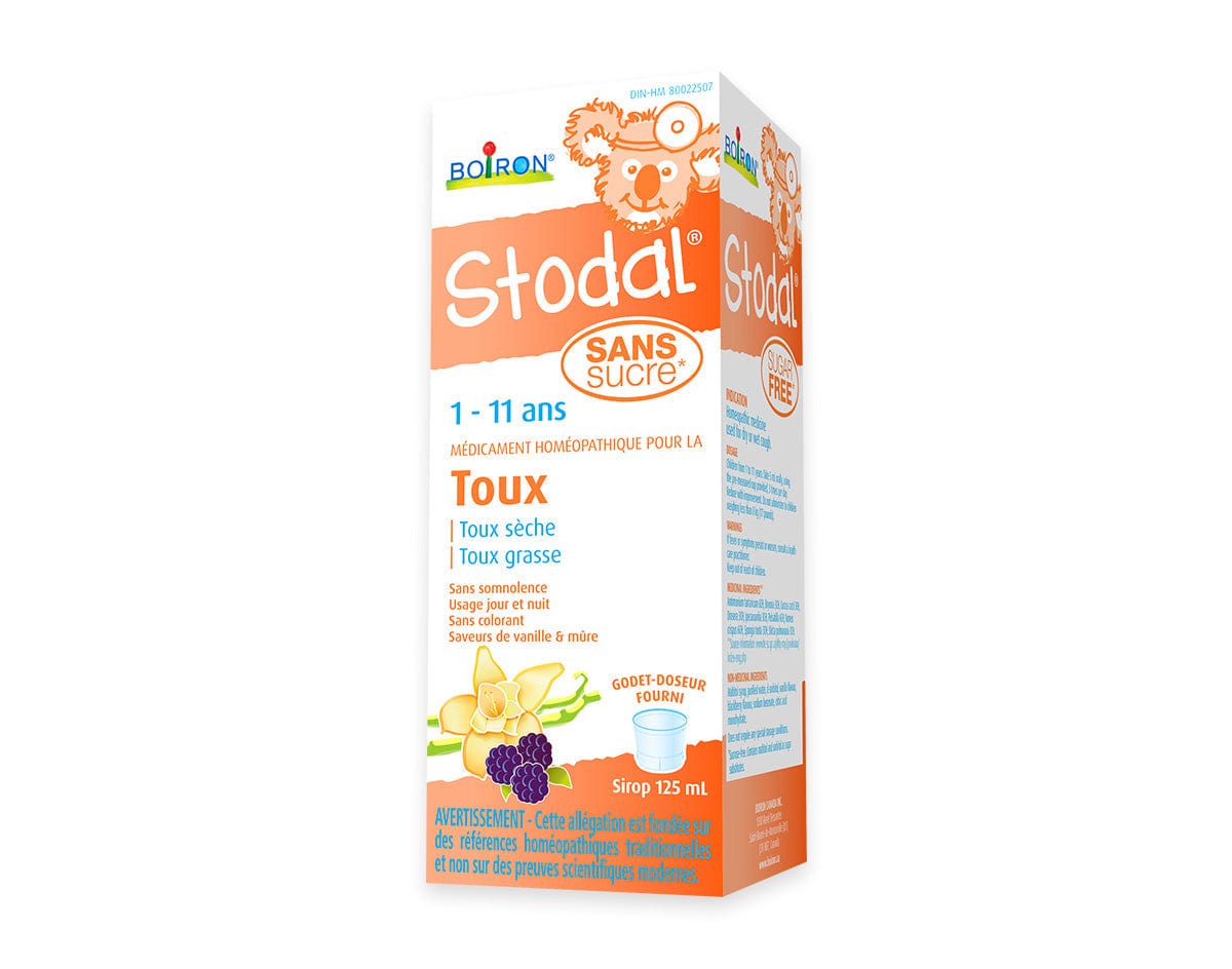 BOIRON LABORATOIRE Suppléments Stodal (sirop s-sucre pour enfants 1-11 ans) (toux) 125ml