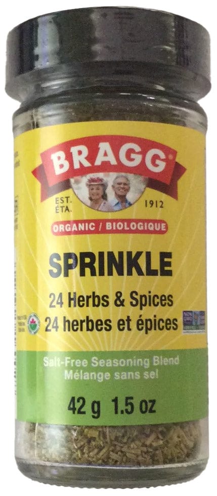 BRAGG Épicerie Mélange sans-sel 24 herbes et épices bio 42g